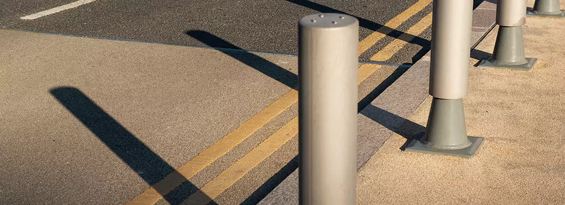 Custom Retractable Barrier Column Installations in Coquitlam, BC